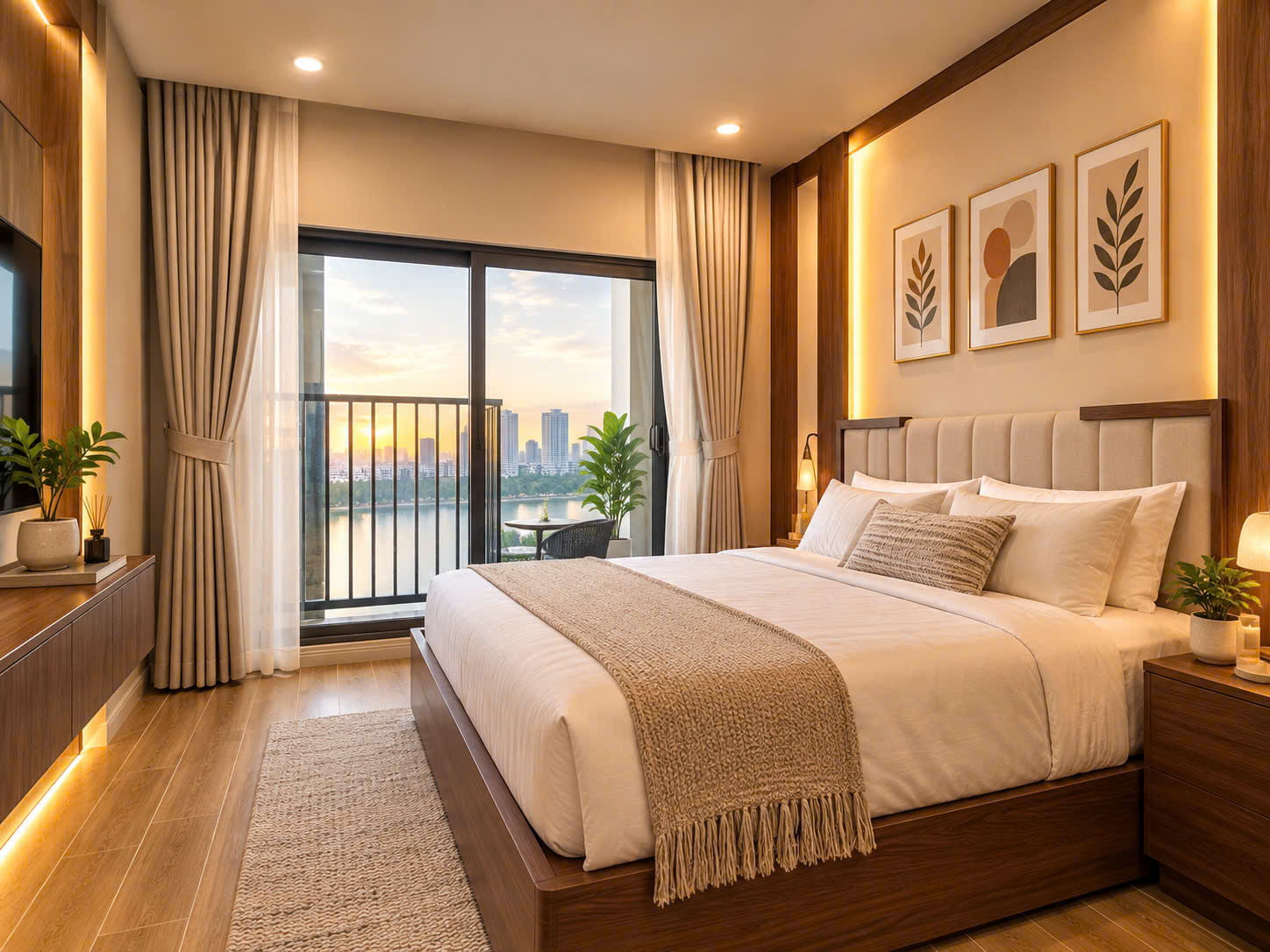 Căn hộ dịch vụ 1N1K view Hồ Tây – Ngõ 333 Âu Cơ, Tây Hồ