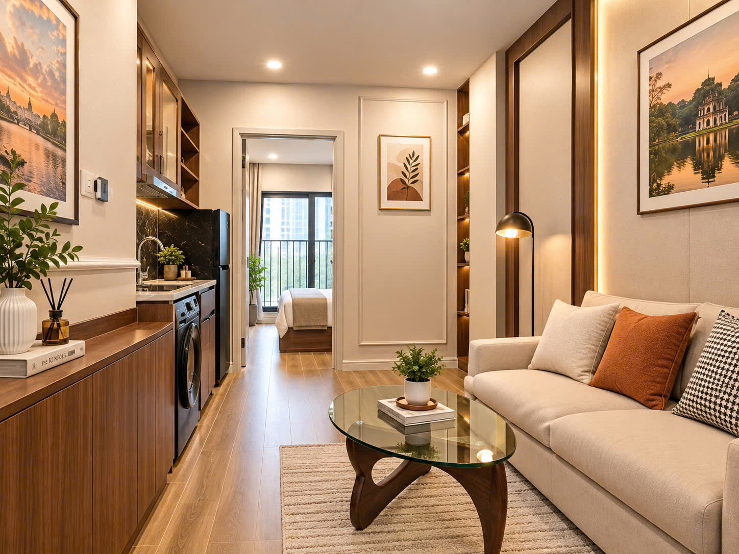 Căn hộ dịch vụ 1N1K view Hồ Tây – Ngõ 333 Âu Cơ, Tây Hồ