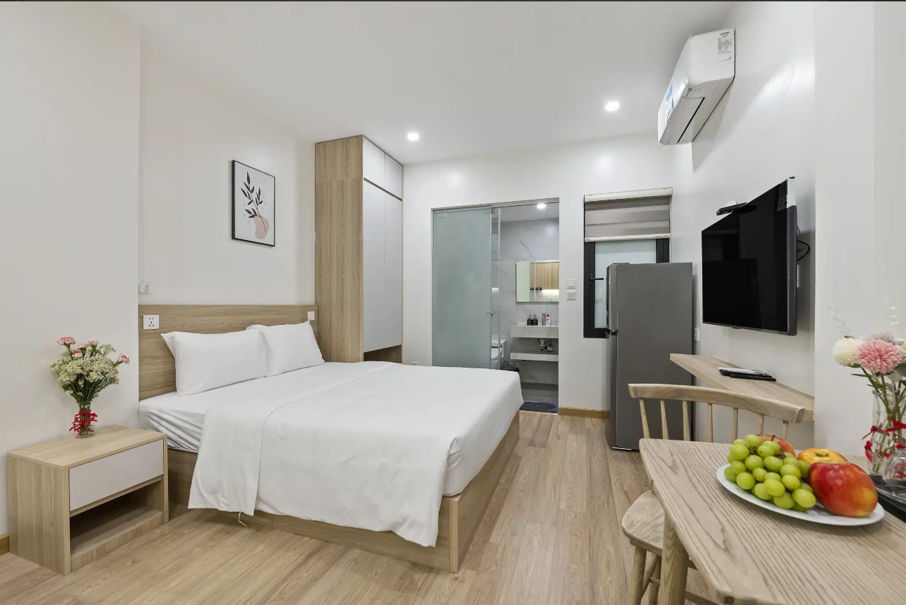 Cho thuê căn hộ dịch vụ studio đầy đủ nội thất ở Nguyễn Văn Ngọc
