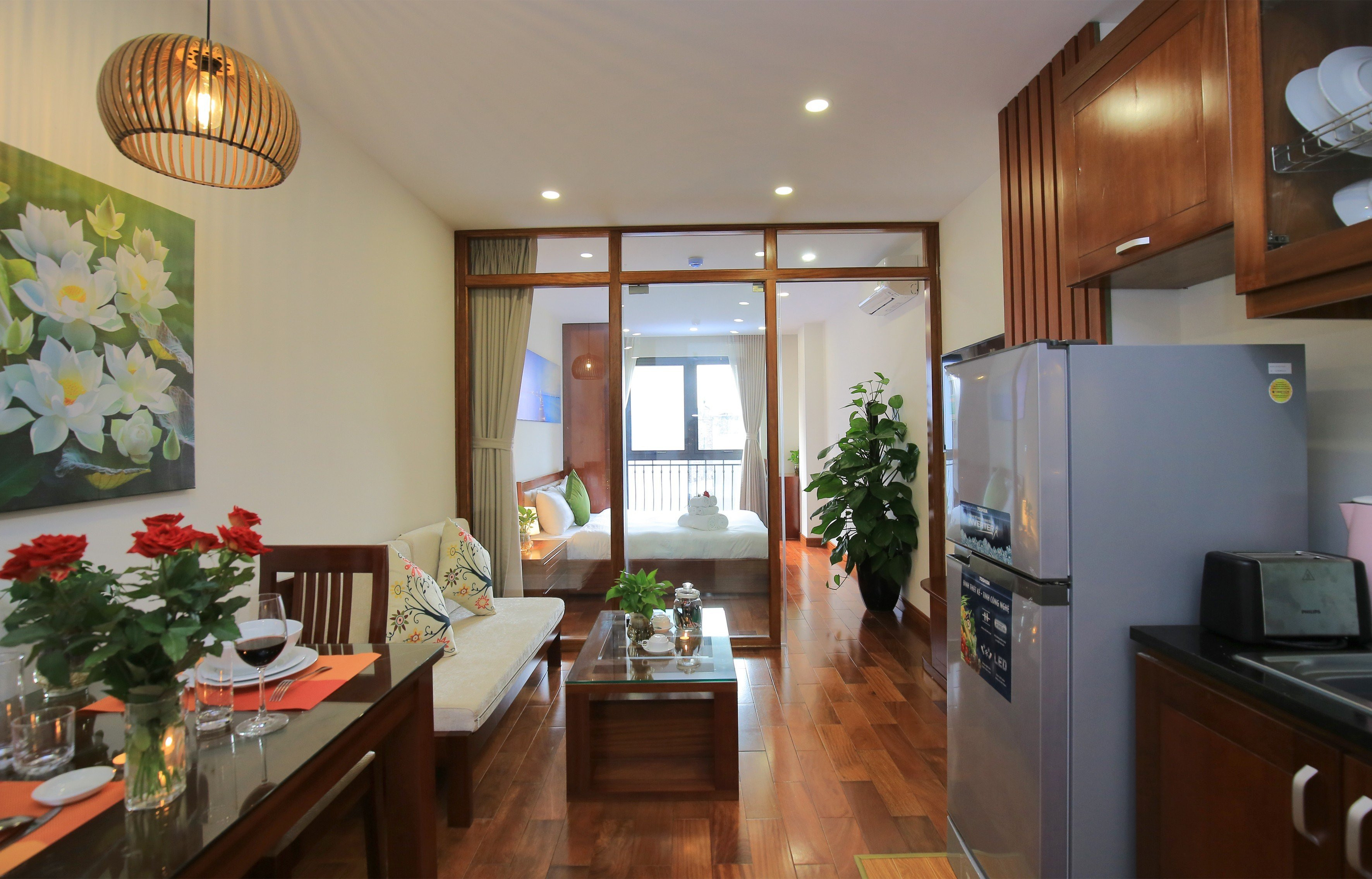 Căn Hộ 1 Phòng Ngủ Tiện Nghi Gần Khu Phố Nhật Đào Tấn