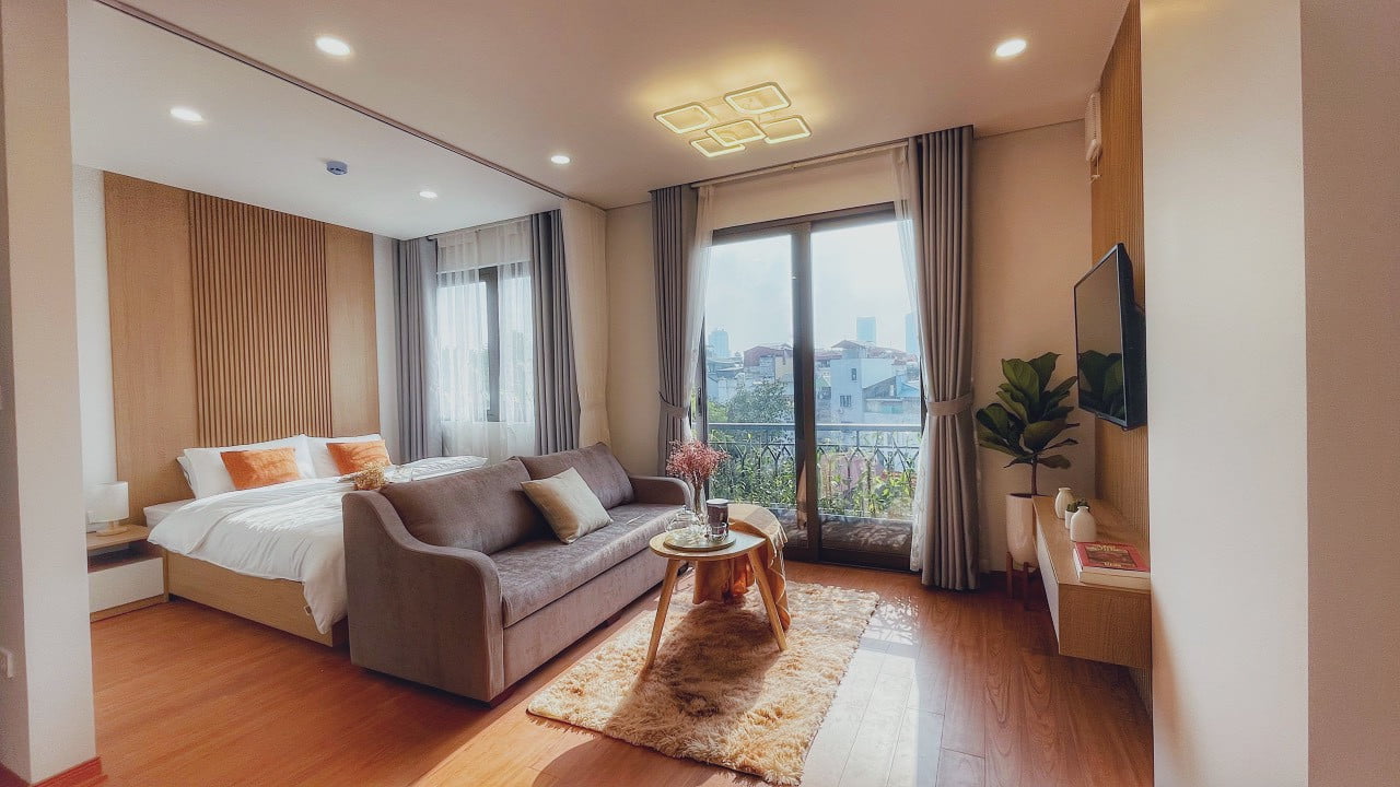 Căn Hộ Studio Tiện Nghi Tại Linh Lang Chỉ Cần Xách Vali Vào Ở
