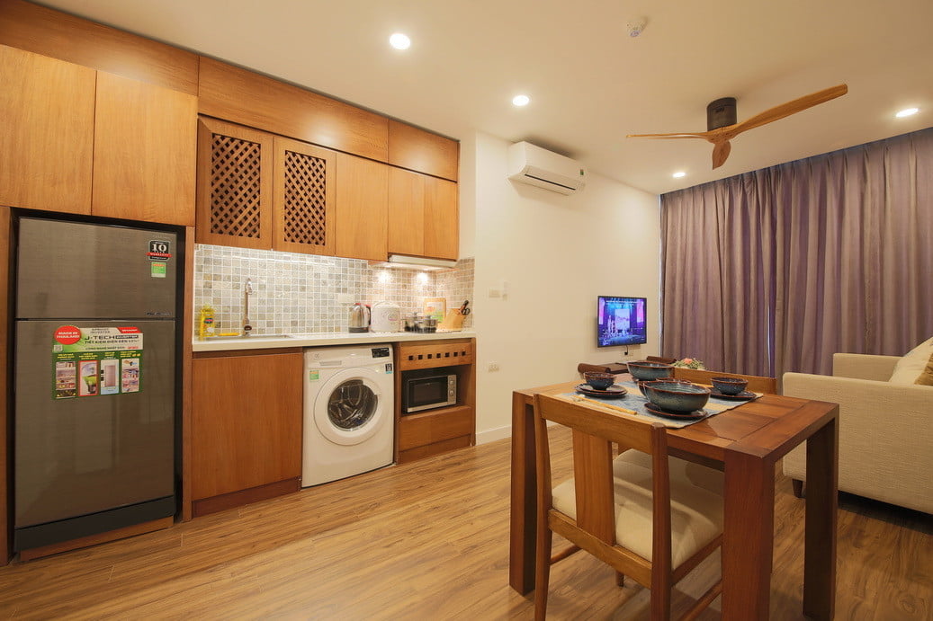 Cho thuê căn hộ dịch vụ Ba Đình, 1 phòng ngủ rộng 40m2 tại 36 Đào Tấn