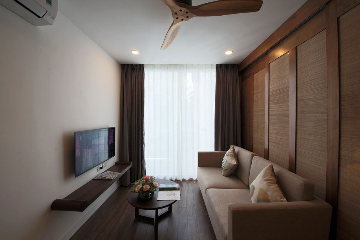 Cho thuê căn hộ dịch vụ Ba Đình, 1 phòng ngủ rộng 40m2 tại 36 Đào Tấn