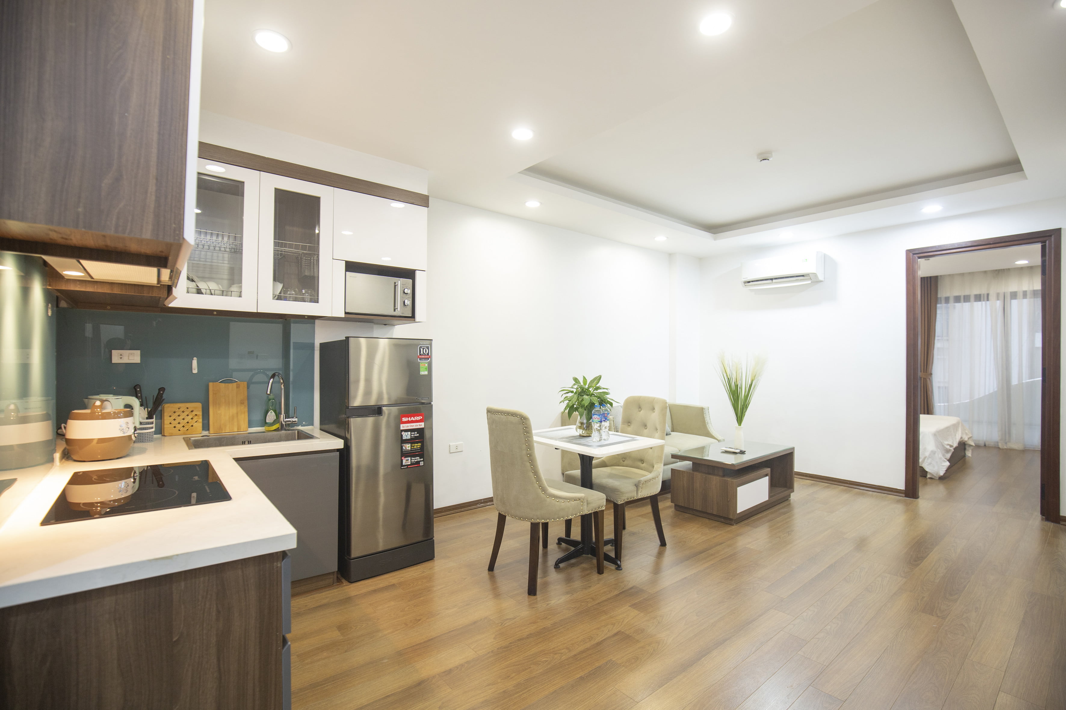 Căn hộ dịch vụ 1N1K phong cách Nhật Bản tại Kim Mã – 55m²