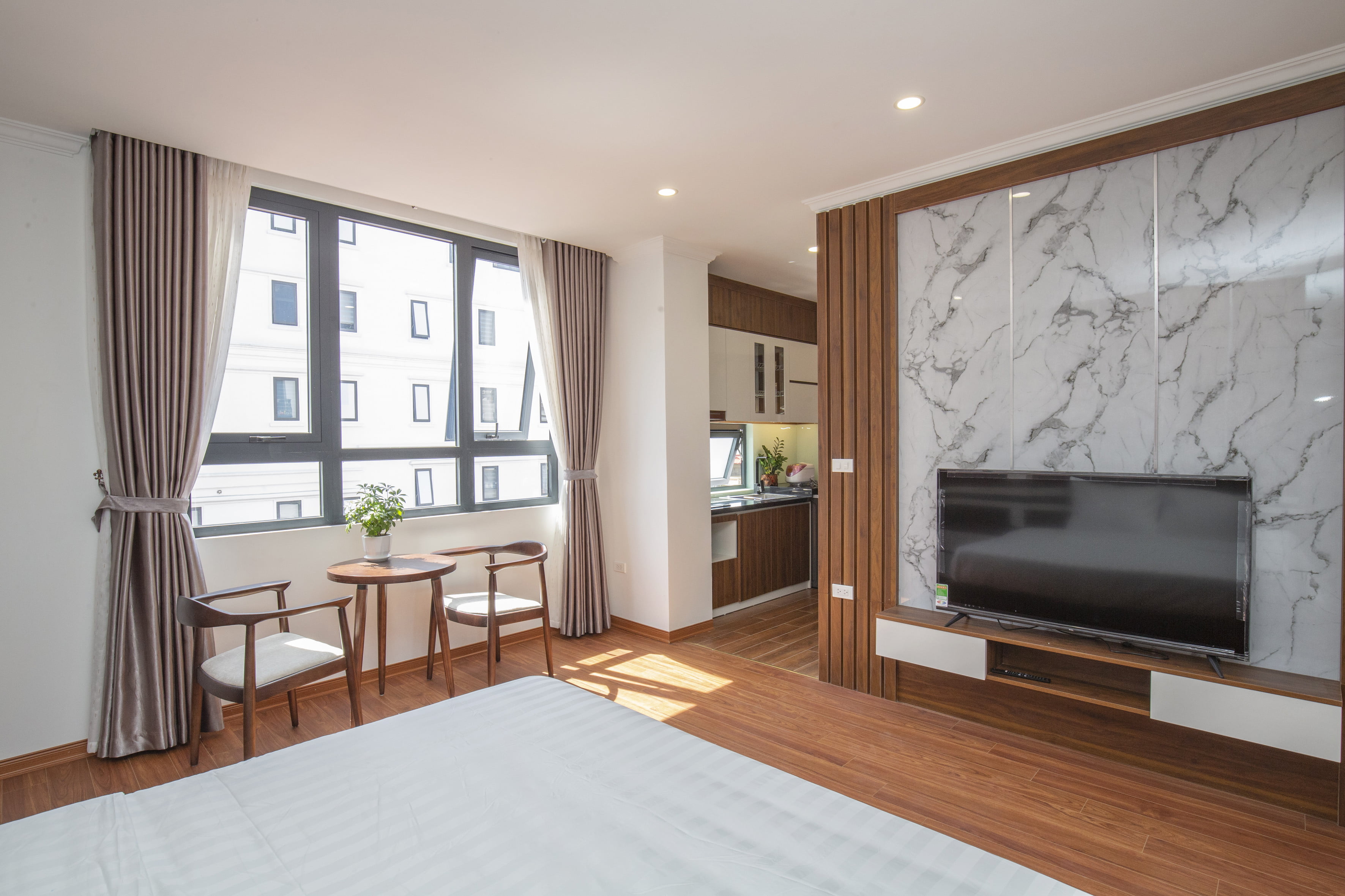 Căn studio 45m² tại Linh Lang – Ngập tràn ánh sáng, tiện nghi và thoải mái