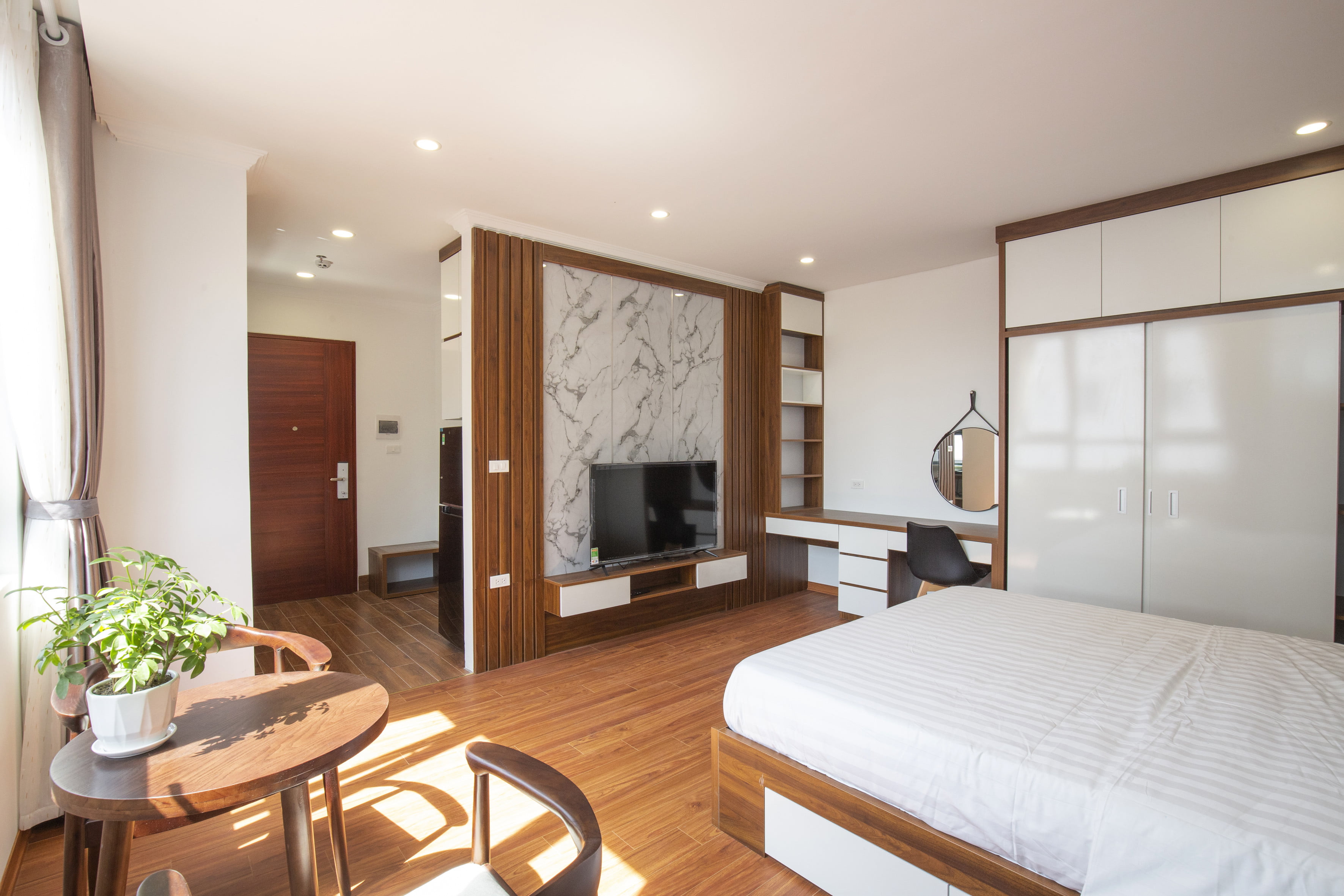 Căn studio 45m² tại Linh Lang – Ngập tràn ánh sáng, tiện nghi và thoải mái
